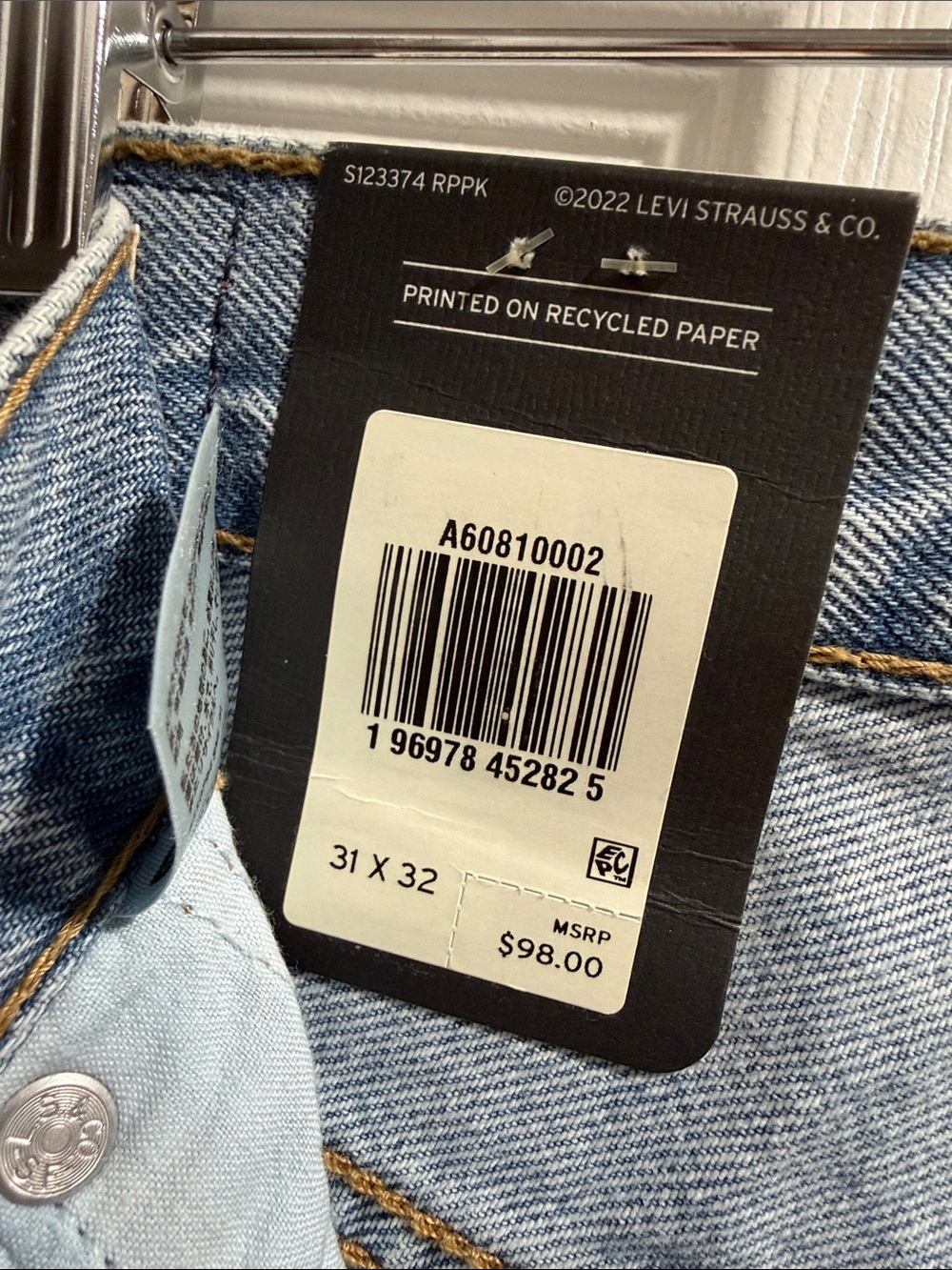 Women’s LEVI wide leg rib cage - Picture 2 of 2